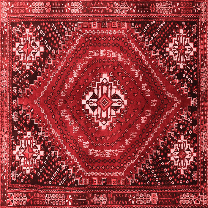 Machine Washable Persian Red Traditional Rug, wshtr862red