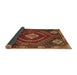 Sideview of Persian Brown Traditional Rug, tr862brn