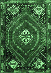 Persian Emerald Green Traditional Rug, tr862emgrn