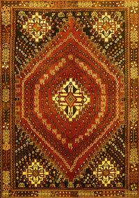 Persian Yellow Traditional Rug, tr862yw