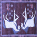 Square Machine Washable Animal Blue Traditional Rug, wshtr863blu
