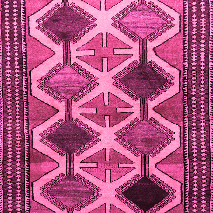 Machine Washable Persian Pink Traditional Rug, wshtr864pnk