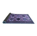 Sideview of Persian Blue Traditional Rug, tr864blu