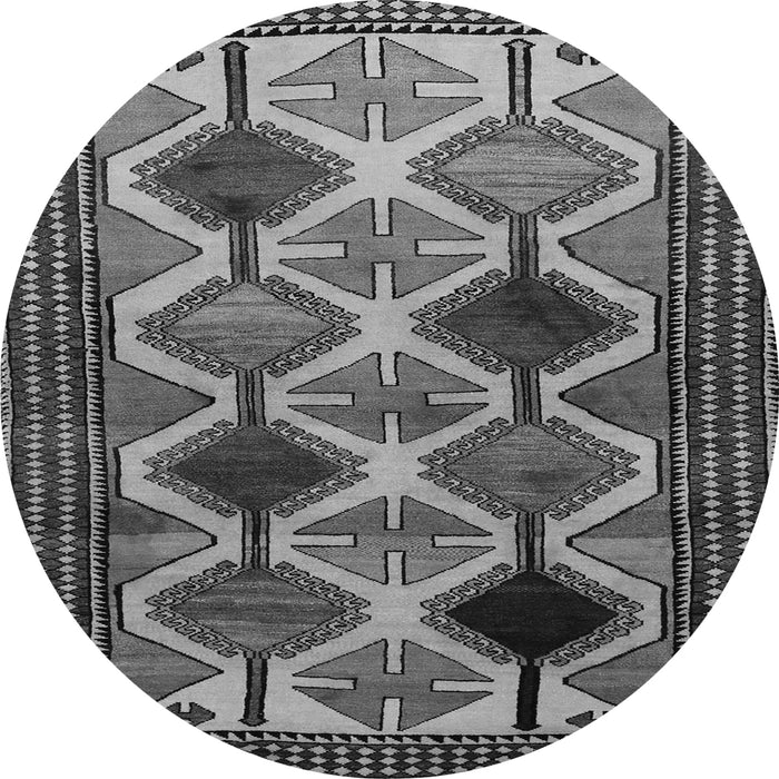 Square Persian Gray Traditional Rug, tr864gry