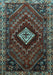 Persian Light Blue Traditional Rug, tr865lblu