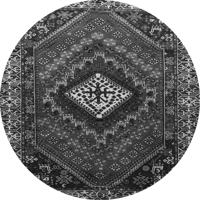 Square Persian Gray Traditional Rug, tr865gry