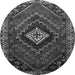Square Persian Gray Traditional Rug, tr865gry