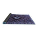 Sideview of Persian Blue Traditional Rug, tr865blu