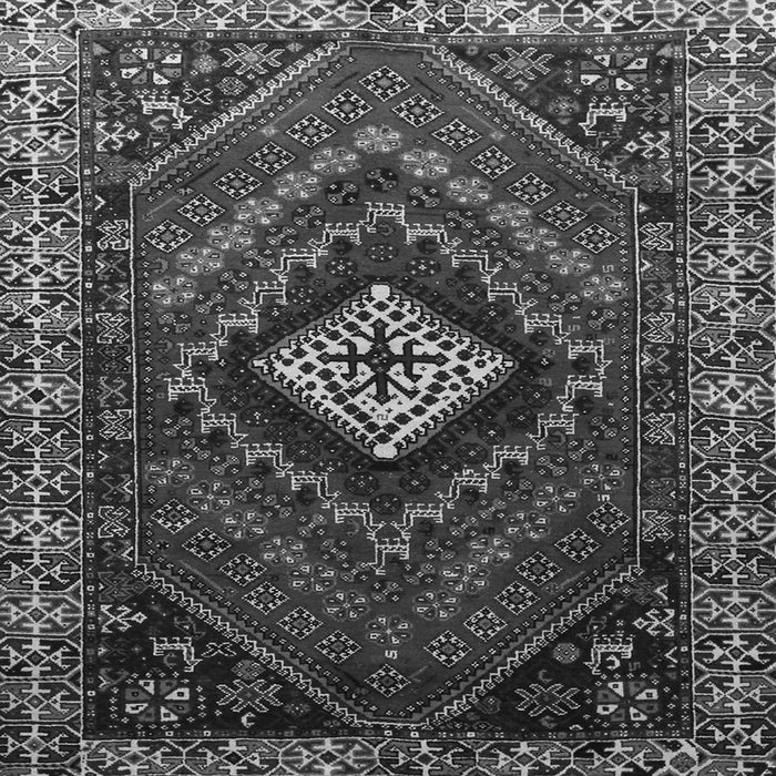 Serging Thickness of Persian Gray Traditional Rug, tr865gry