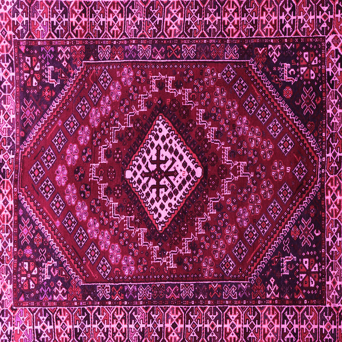Square Persian Pink Traditional Rug, tr865pnk