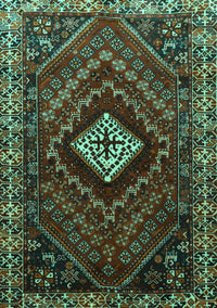 Persian Turquoise Traditional Rug, tr865turq