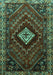 Persian Turquoise Traditional Rug, tr865turq
