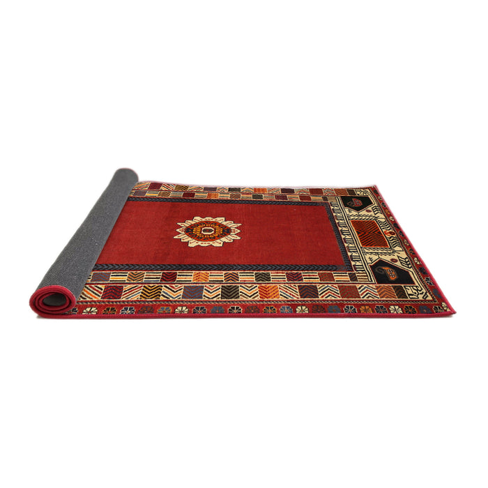 Sideview of Traditional Red Persian Rug, tr866