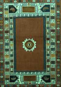 Persian Turquoise Traditional Rug, tr866turq