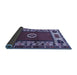 Sideview of Persian Blue Traditional Rug, tr866blu