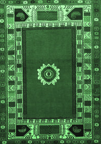 Persian Emerald Green Traditional Rug, tr866emgrn