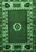 Persian Emerald Green Traditional Rug, tr866emgrn