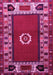 Machine Washable Persian Pink Traditional Rug, wshtr866pnk