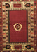 Machine Washable Persian Brown Traditional Rug, wshtr866brn