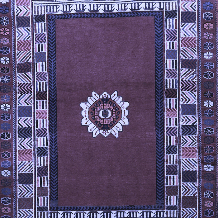 Machine Washable Persian Blue Traditional Rug, wshtr866blu