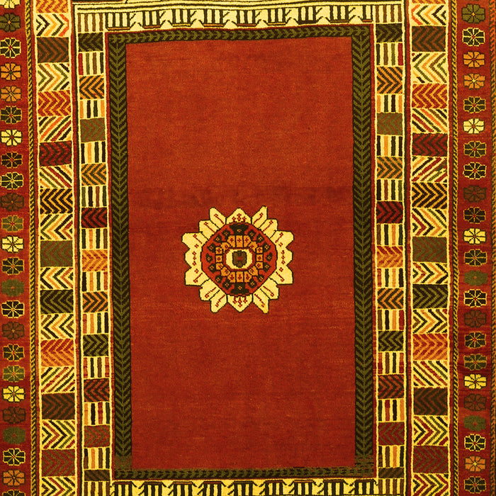 Persian Yellow Traditional Rug, tr866yw
