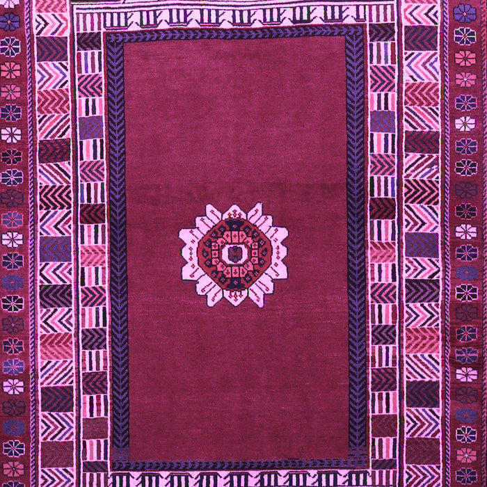 Machine Washable Persian Purple Traditional Area Rugs, wshtr866pur