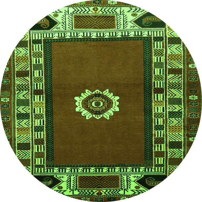 Machine Washable Persian Green Traditional Area Rugs, wshtr866grn