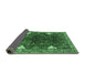 Sideview of Persian Emerald Green Traditional Rug, tr867emgrn