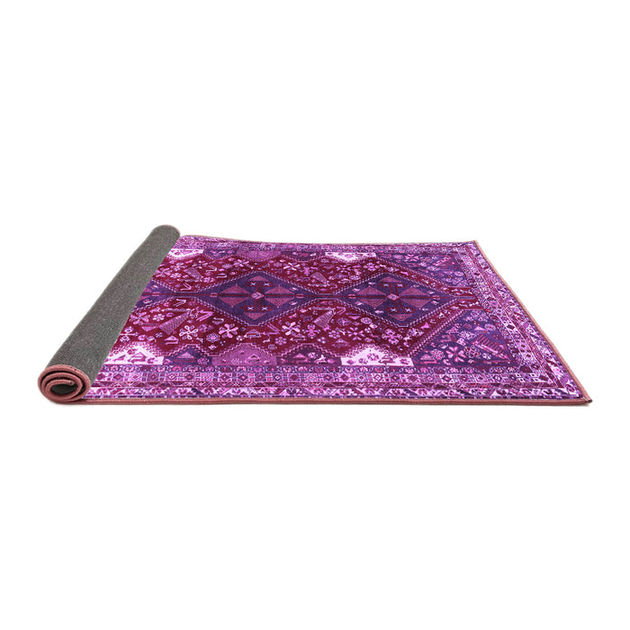 Sideview of Persian Purple Traditional Rug, tr867pur