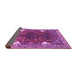 Sideview of Persian Purple Traditional Rug, tr867pur