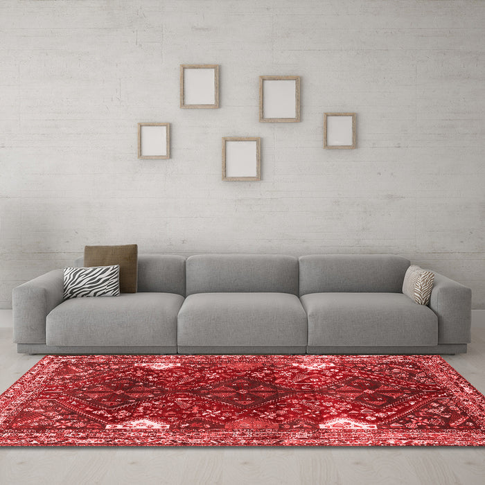 Traditional Red Washable Rugs