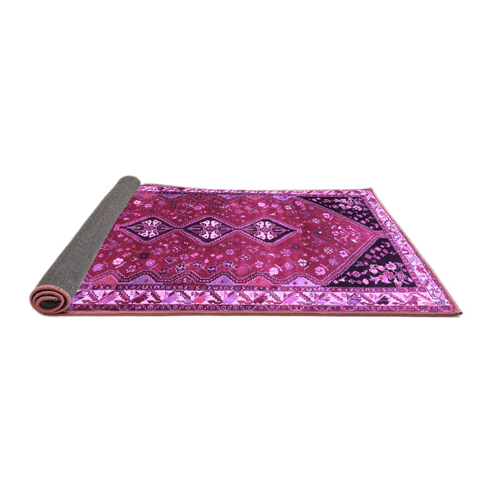Sideview of Persian Purple Traditional Rug, tr868pur