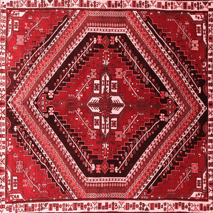 Machine Washable Persian Red Traditional Rug, wshtr869red