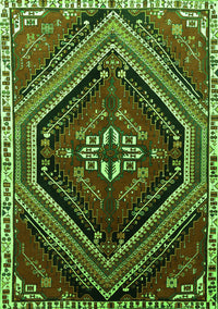 Persian Green Traditional Rug, tr869grn
