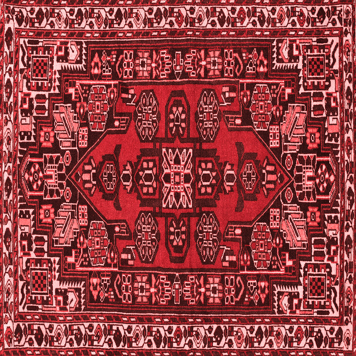 Machine Washable Persian Red Traditional Rug, wshtr86red