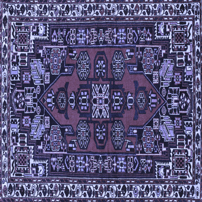 Square Persian Blue Traditional Rug, tr86blu