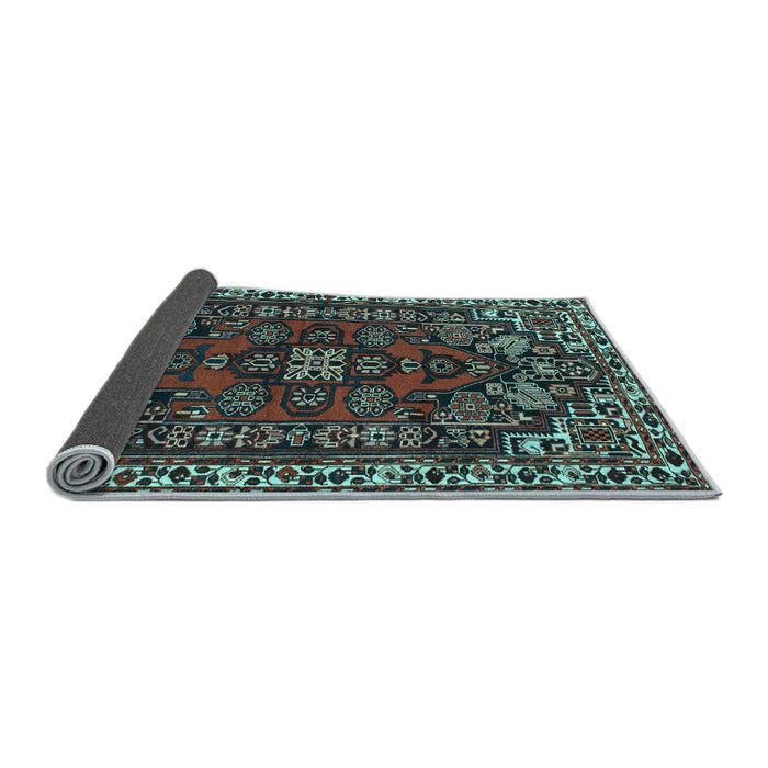 Sideview of Persian Light Blue Traditional Rug, tr86lblu