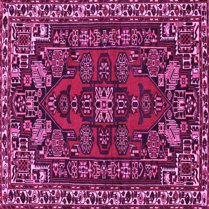 Square Persian Pink Traditional Rug, tr86pnk