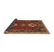 Sideview of Persian Brown Traditional Rug, tr870brn