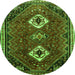 Machine Washable Persian Green Traditional Area Rugs, wshtr870grn