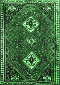 Persian Emerald Green Traditional Rug, tr870emgrn