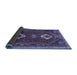 Sideview of Persian Blue Traditional Rug, tr870blu