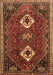 Machine Washable Persian Brown Traditional Rug, wshtr870brn