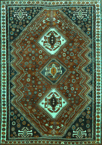 Persian Turquoise Traditional Rug, tr870turq