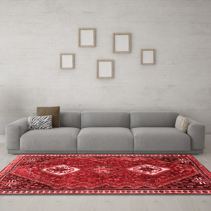 Traditional Red Washable Rugs
