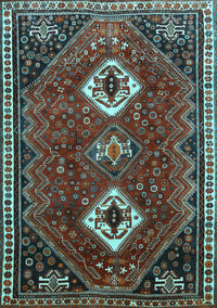 Persian Light Blue Traditional Rug, tr870lblu