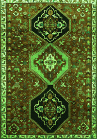 Persian Green Traditional Rug, tr871grn