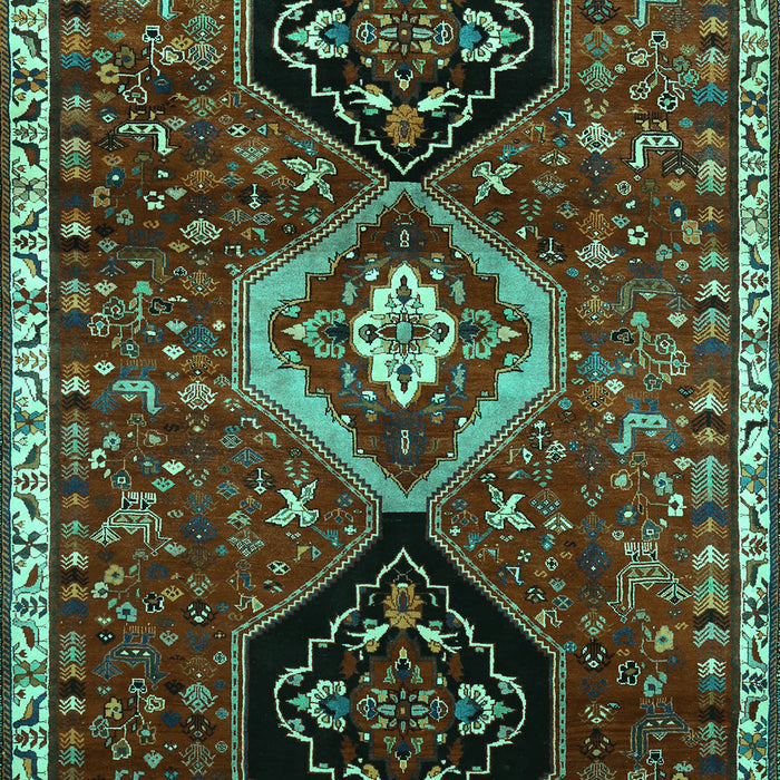 Persian Turquoise Traditional Rug, tr871turq
