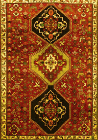 Persian Yellow Traditional Rug, tr871yw