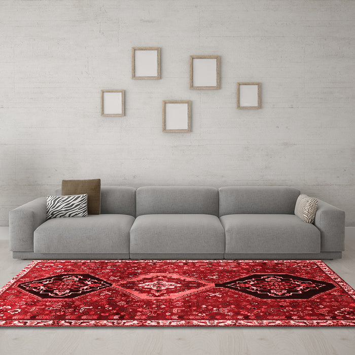 Traditional Red Washable Rugs